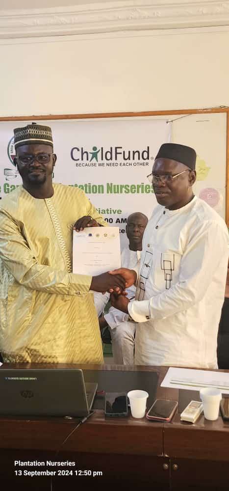 MOU signing for the Green Schools Tree Planting Initiative