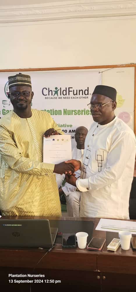 MOU signing for the Green Schools Tree Planting Initiative