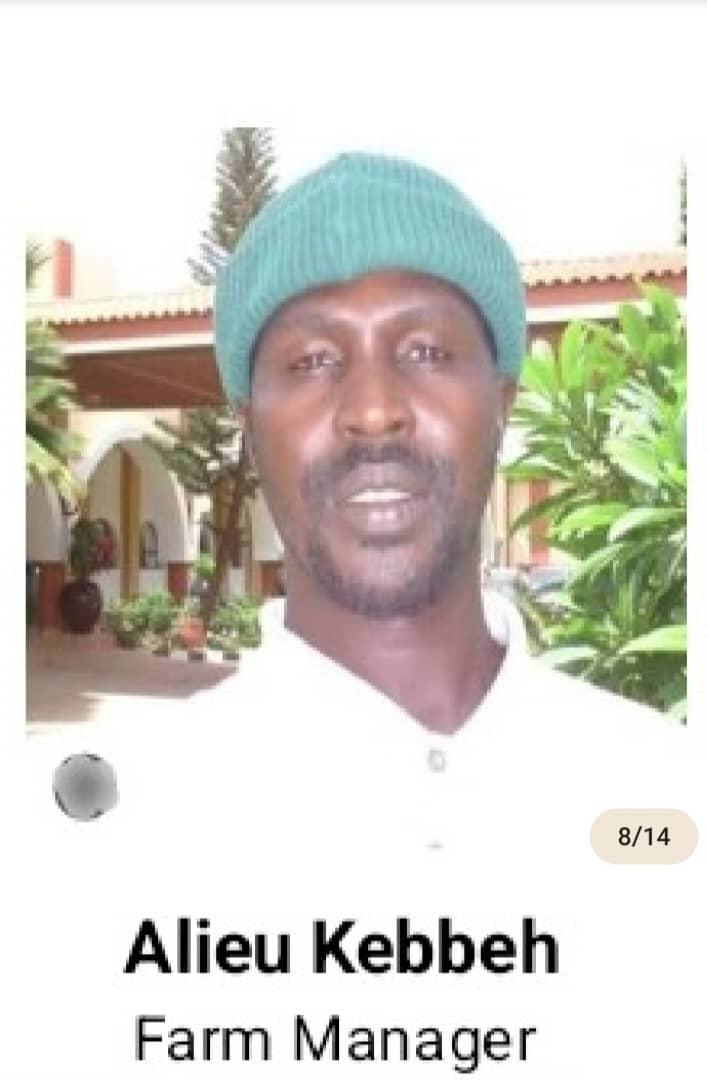 Momodou Marong, Farm Manager